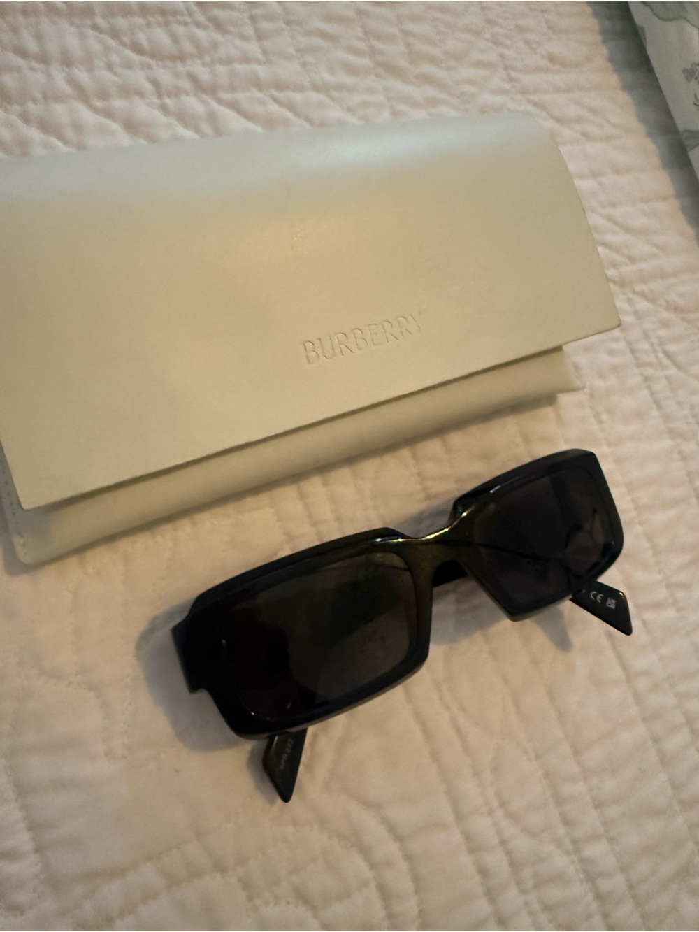 Prada Black Rectangular Sunglasses - Picture 9 of 9